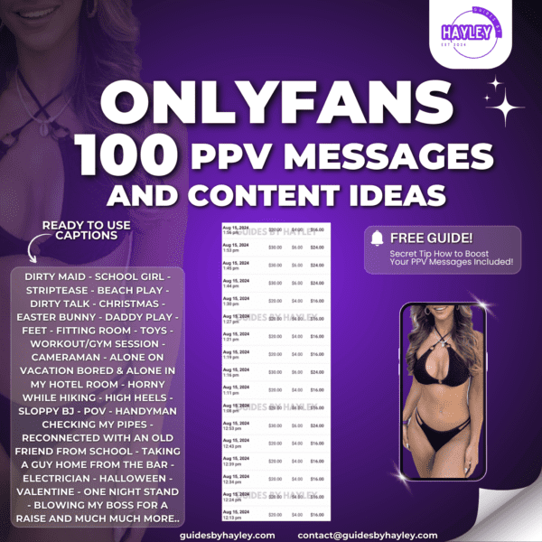 Onlyfans Content Ideas