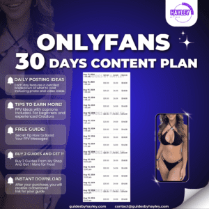 Onlyfans Content Plan